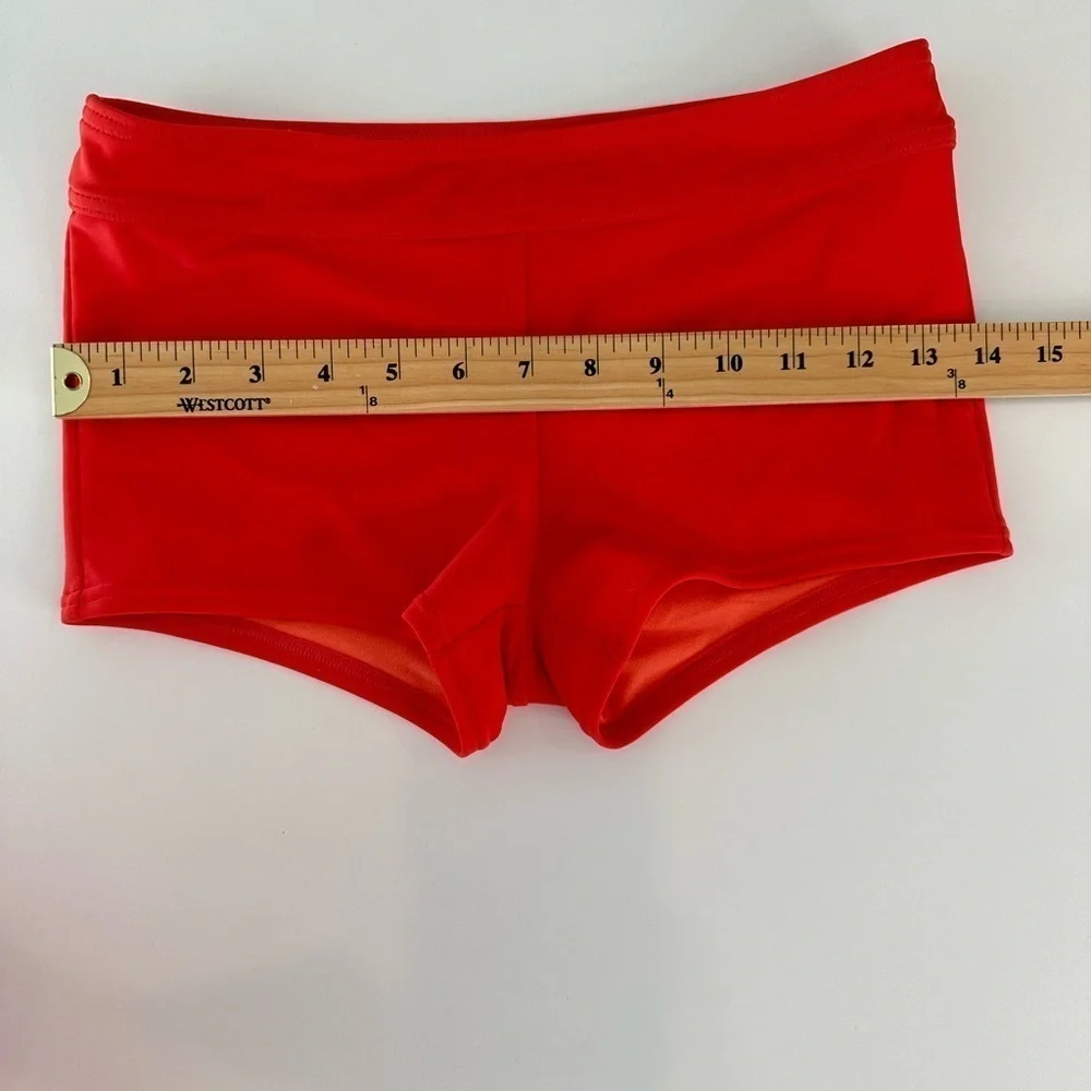 prAna Raya Boyshort Bikini Bottom Carmine Pink XS NWT